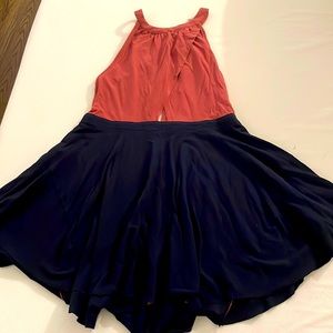 Free People Halter Flared Dress